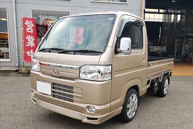 ホンダ　アクティトラック　車内まで全塗装