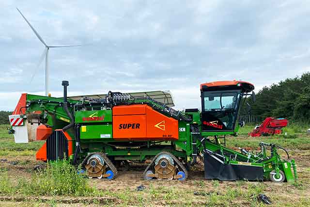 トマトハーベスタ　新設計ハイパーデルタＦ２